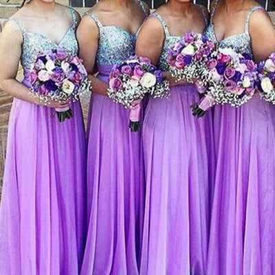 purple sparkly bridesmaid dresses