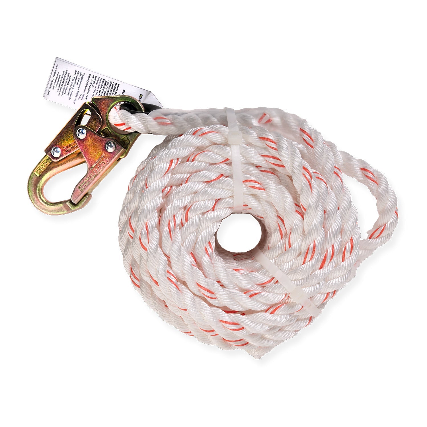 Rope Grab With Attached 2' Shock Absorbing Lanyard