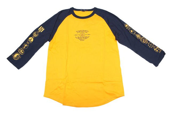 blue and gold baseball jersey