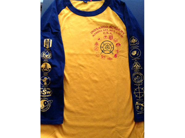 blue and gold baseball jersey