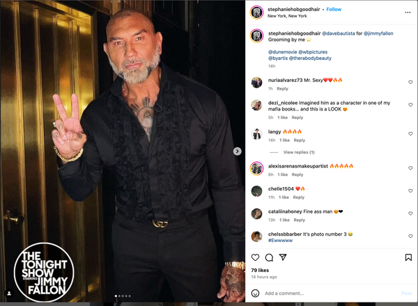 dave bautista actor groomed with artis brushes
