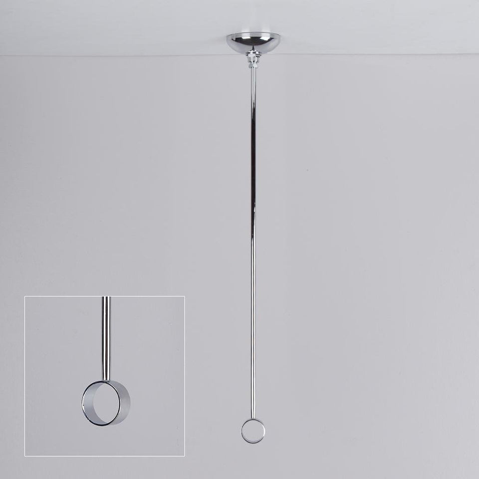 Bathroom Shower Rail Polished Chrome 18 45cm Brooklyn Trading