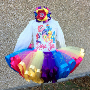 my little pony tutu set