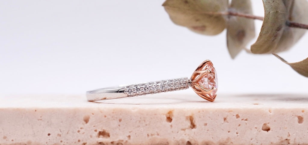 pink diamond engagement ring platinum philippines