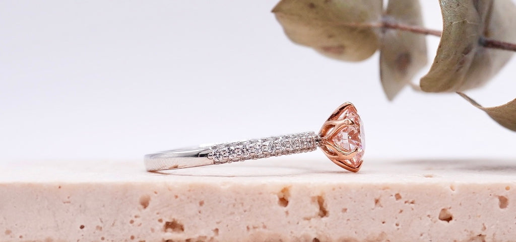 pink diamond engagement rings