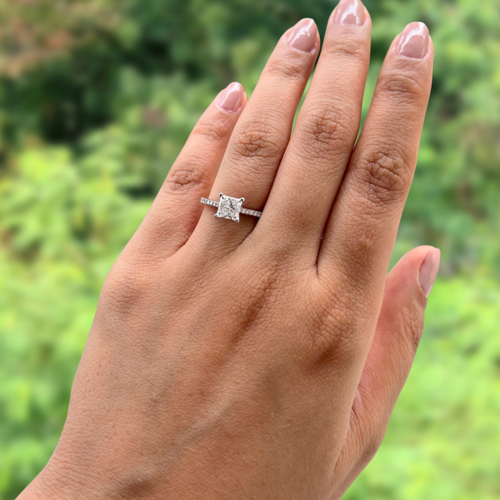 Moonstone Engagement Ring 