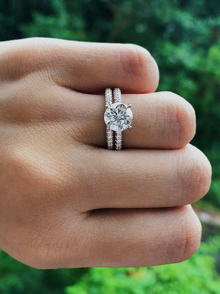Pretty Cubic Zircon 925 Silver Filled Ring Wedding Engagement Jewelry Sz  6-10 | eBay