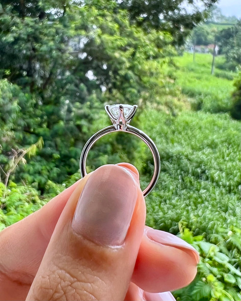 Engagement ring Wedding rings gold jewelry moissanite lab grown diamond manila philippines