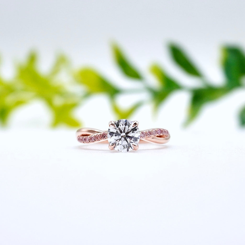 best pink diamond engagement ring