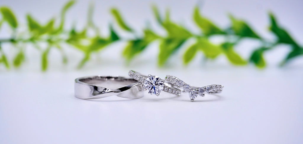 platinum wedding rings set