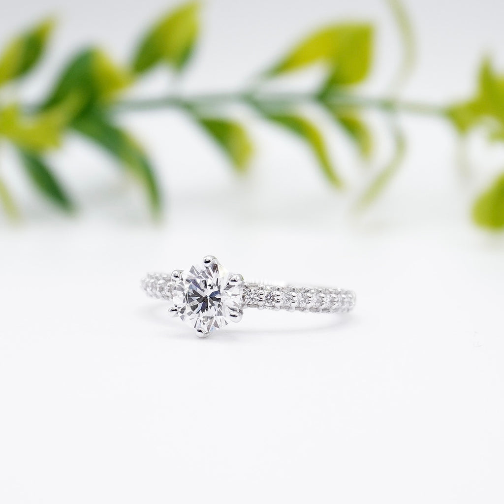 classic diamond engagement ring