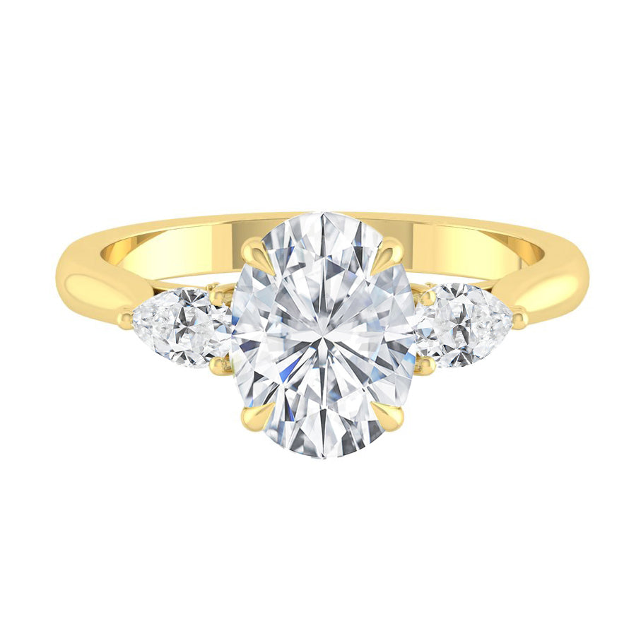 Sophia Lab Grown Diamond Ring -14K White Gold