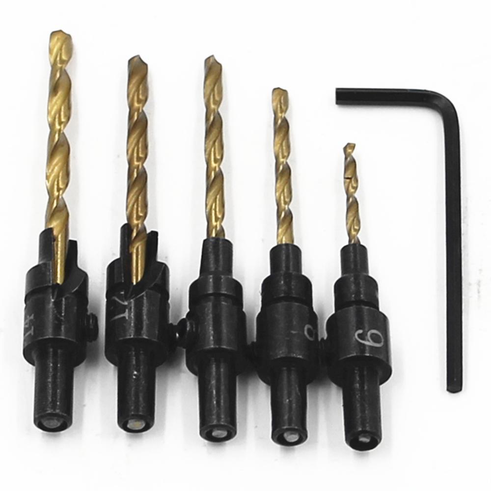 counter sink drill bit set