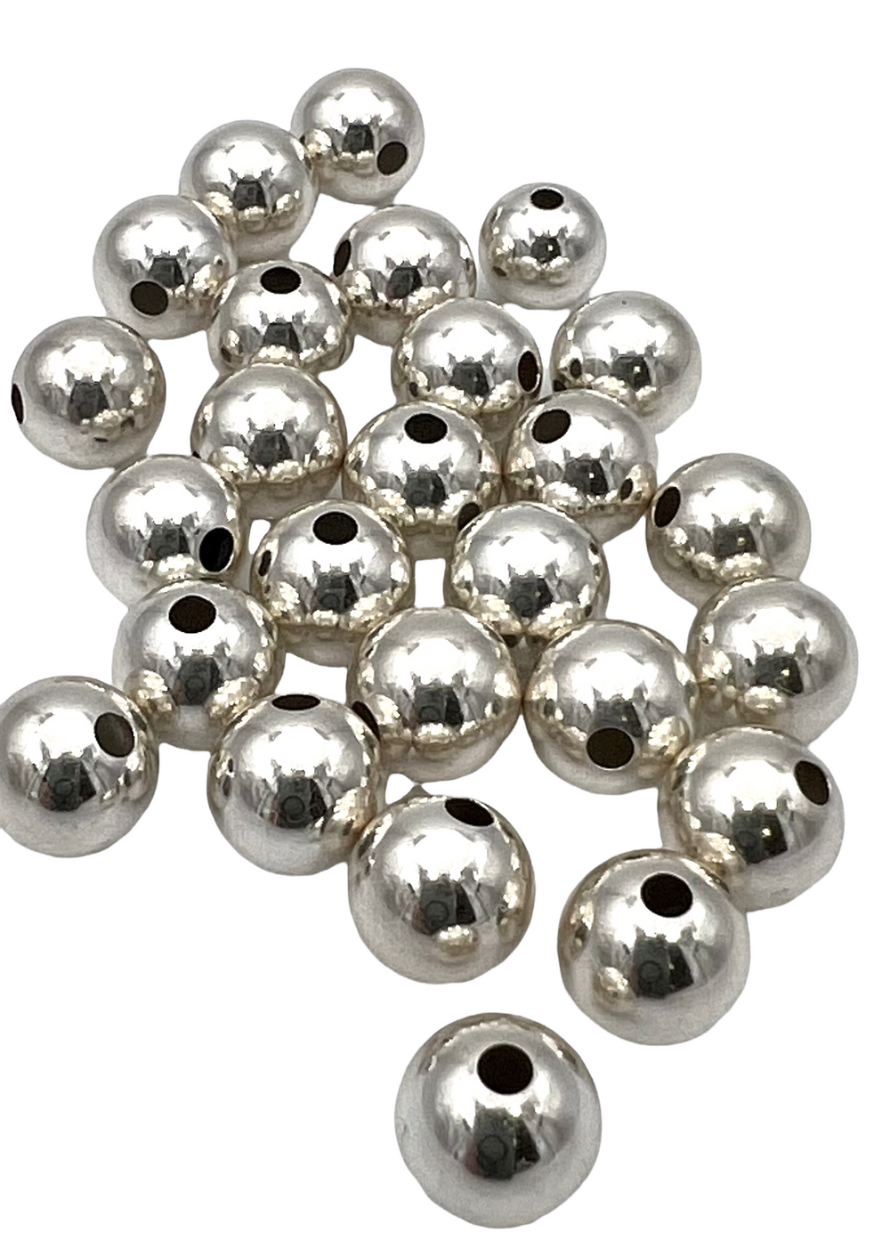 Sterling Silver Crimp Beads 2mm x 3mm (Package of 50 crimp beads)