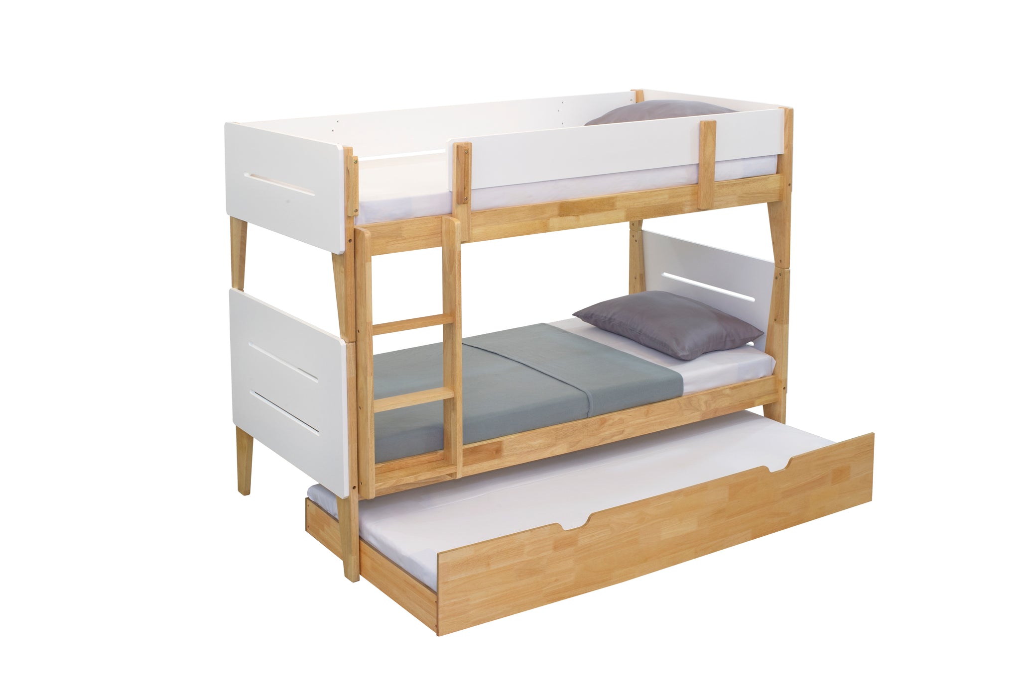 single bunk bed with trundle