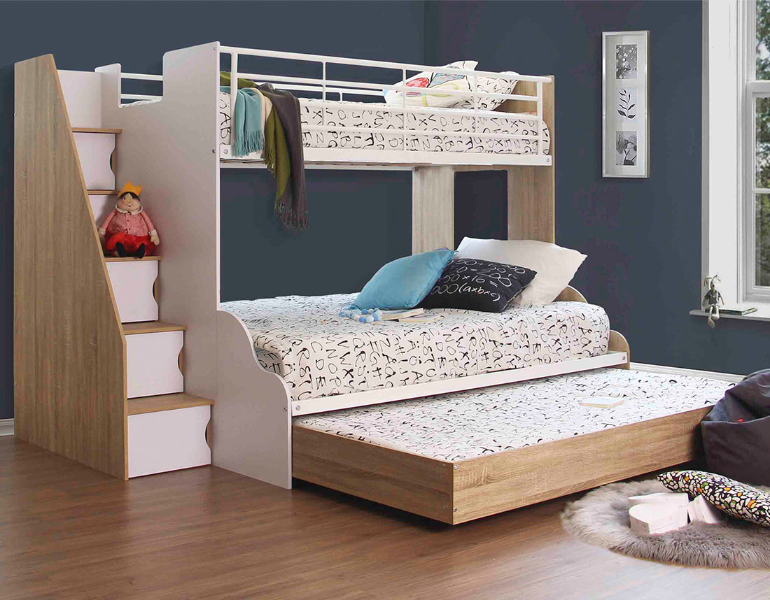 Levin Trio Bunk With Double Trundle