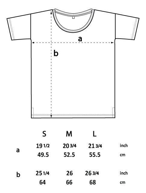 Oversized T-shirt Size Guide