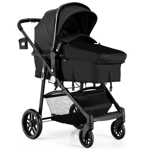 all black baby stroller