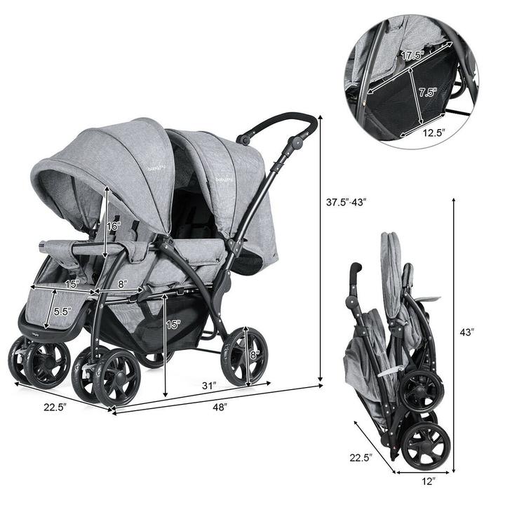 pushchair foot stand