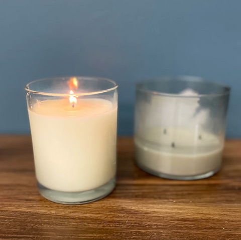 candle burn time changes depending on wax type