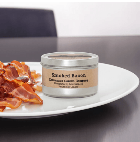 bacon scented candle
