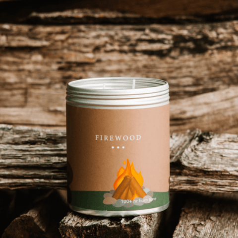 firewood candle