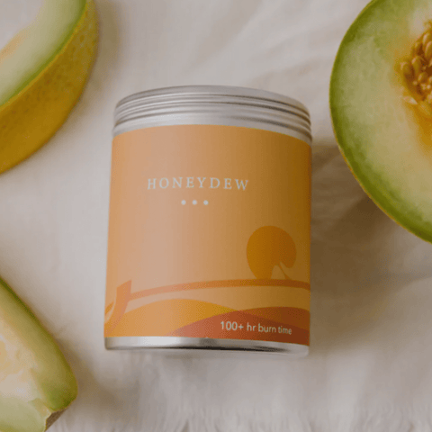 honeydew scented candle