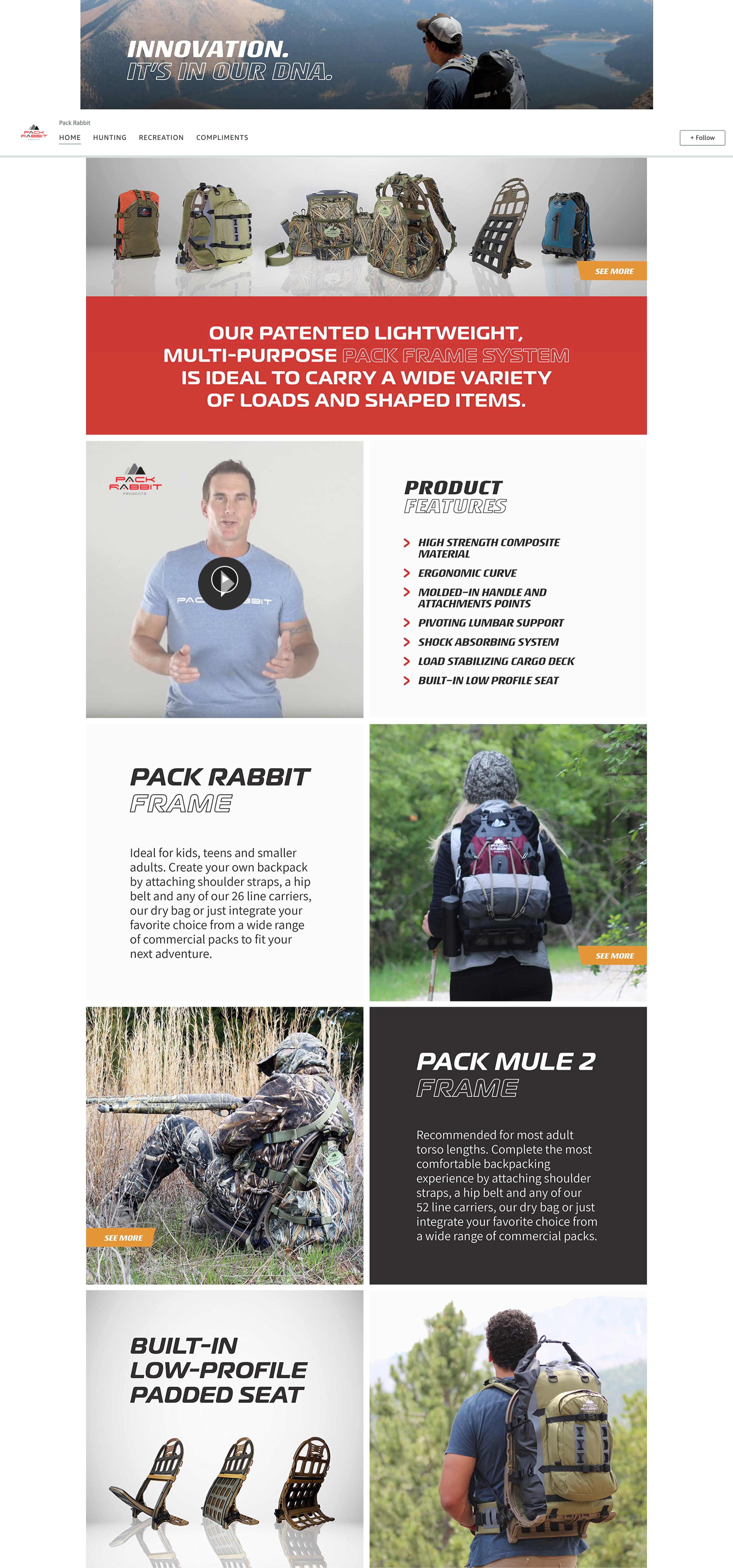 Pack Rabbit Storefront Amazon third party platform brand content