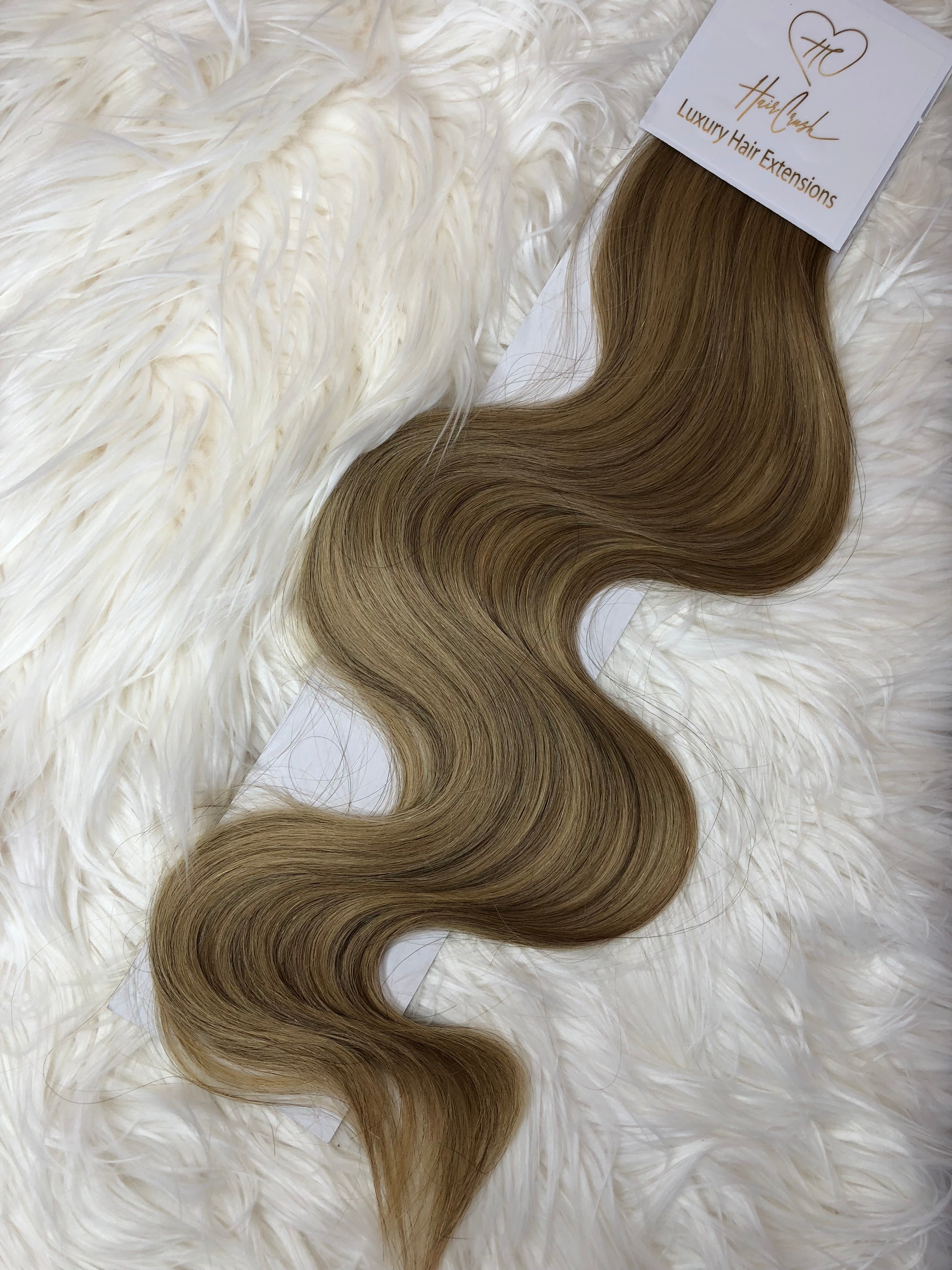 Light Brown With Blonde Highlights Color 7119a Tape In