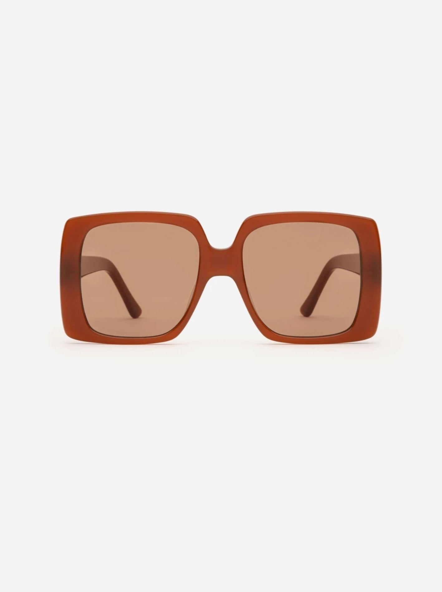 Silver Screen Sunglasses / Chocolate