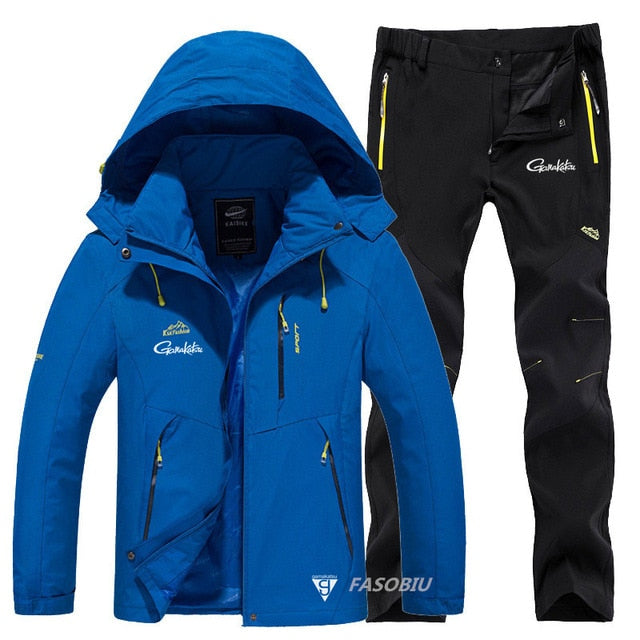 2022 New Winter Keep Warm Men Fishing Suit Breathable Fishing Jacket ...