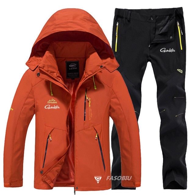 2022 New Winter Keep Warm Men Fishing Suit Breathable Fishing Jacket ...