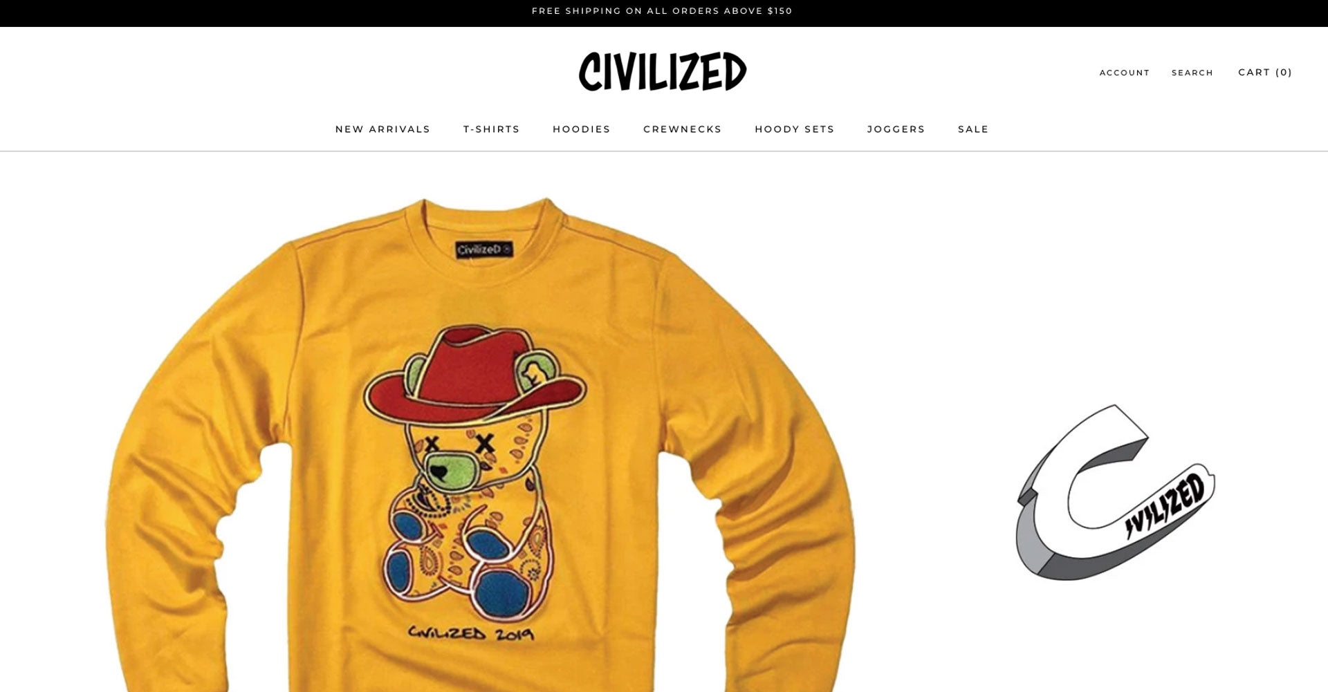 RC Website Design Company - Civilized Clothing Brand