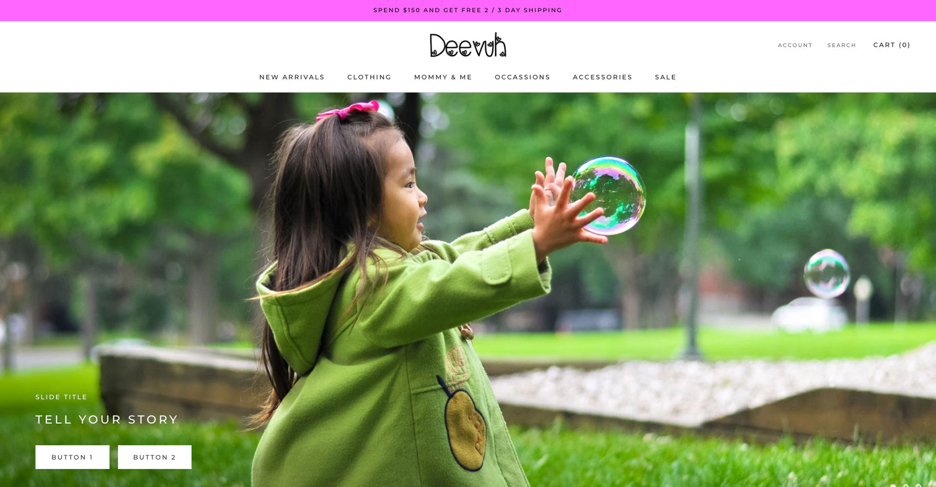 RC Website Design Company - Deevuh Clothing Store