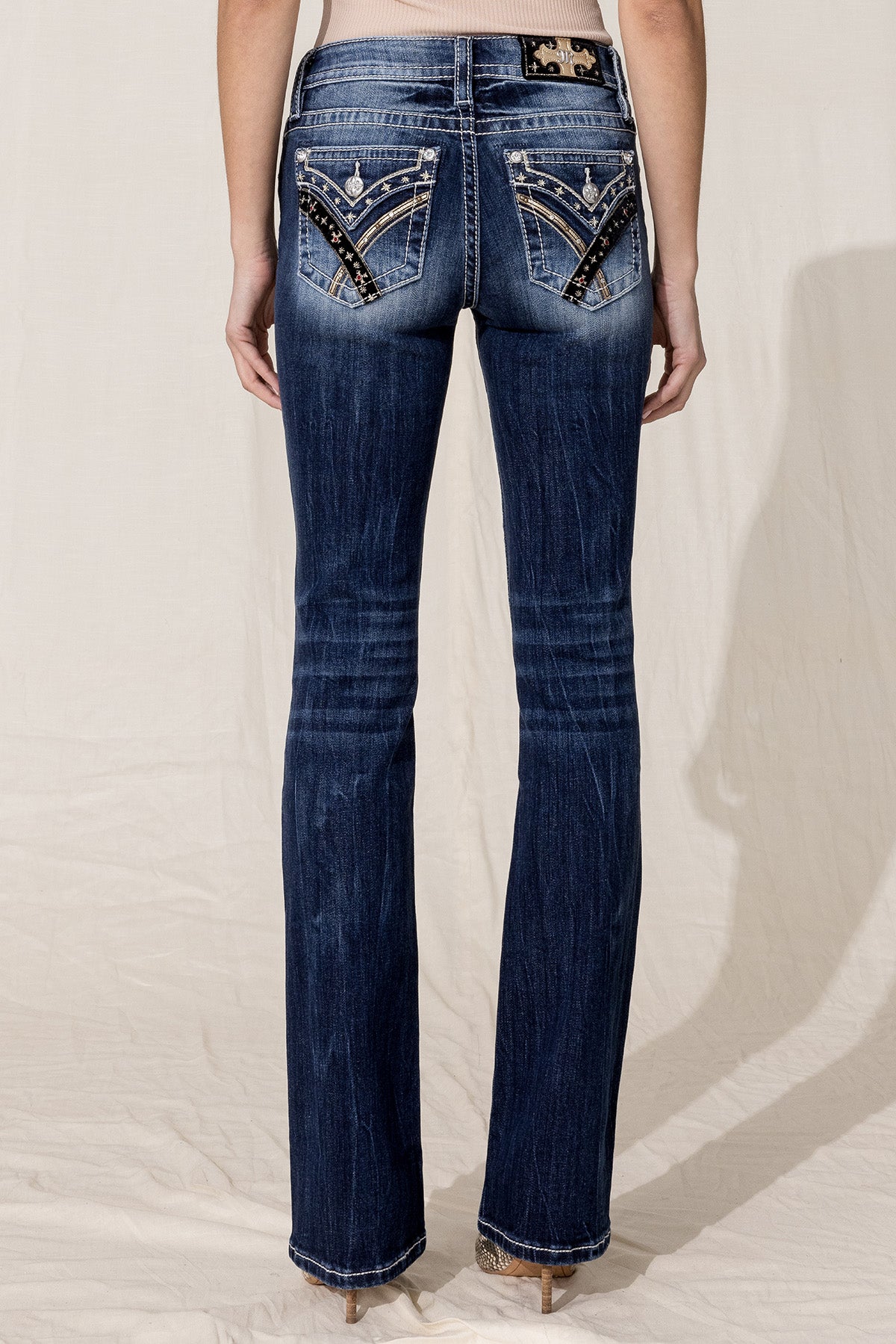 My Allegiance Bootcut Jean | Only $83.30 | Blue | Miss Me