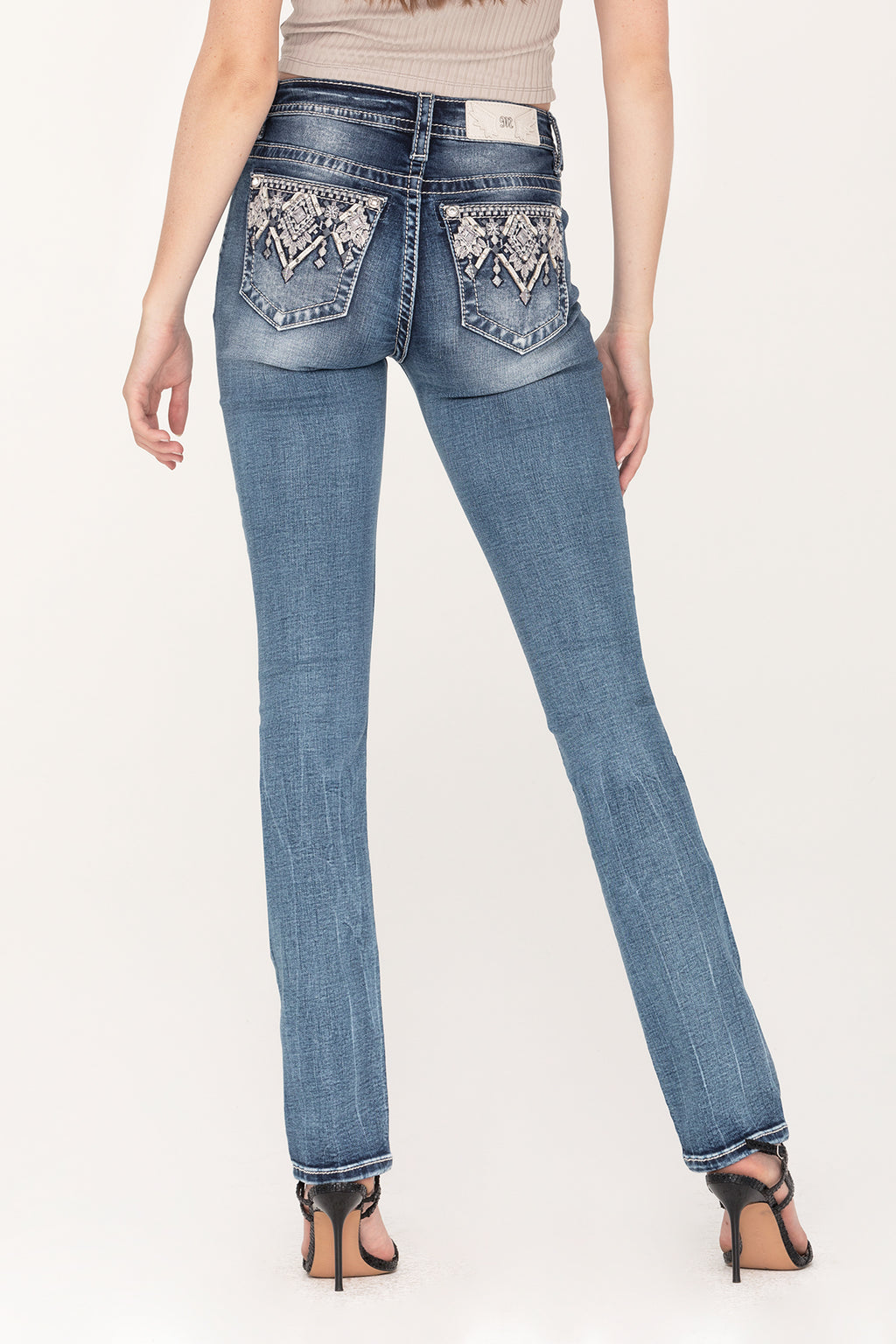 miss me signature straight jeans