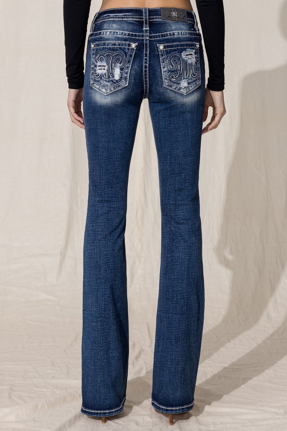 Miss Me Stars Boot Cut Jeans  Mercari