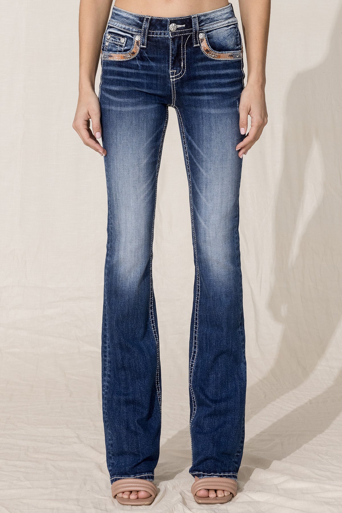 My Allegiance Bootcut Jean | Only $83.30 | Blue | Miss Me