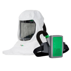 Shoulder Hood with Neck Seal Respirator with PAPR