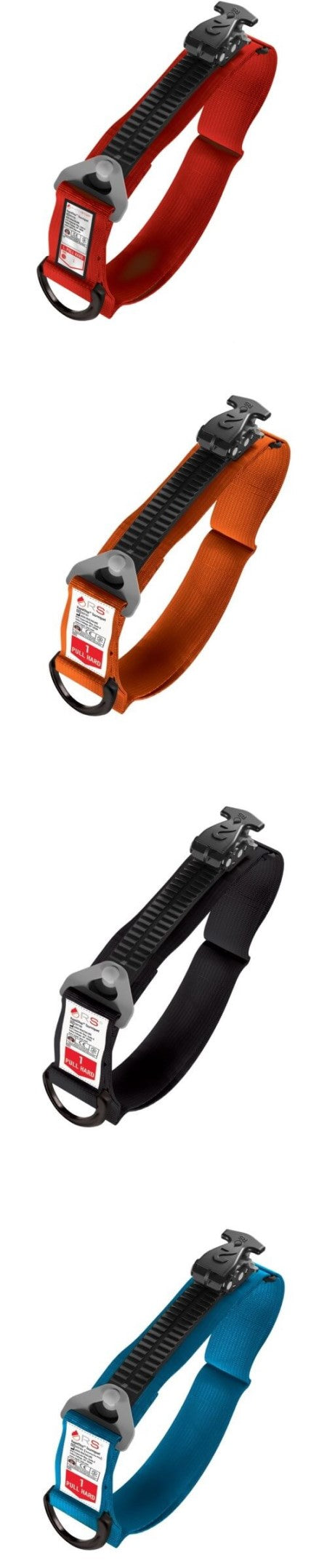 MYSELF BELTS - Orange Construction Print Easy Velcro Belt For