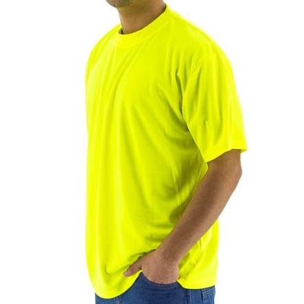 High Visibility Birdseye Mesh Site Safety Shirts - Long or Short Sleeve ...