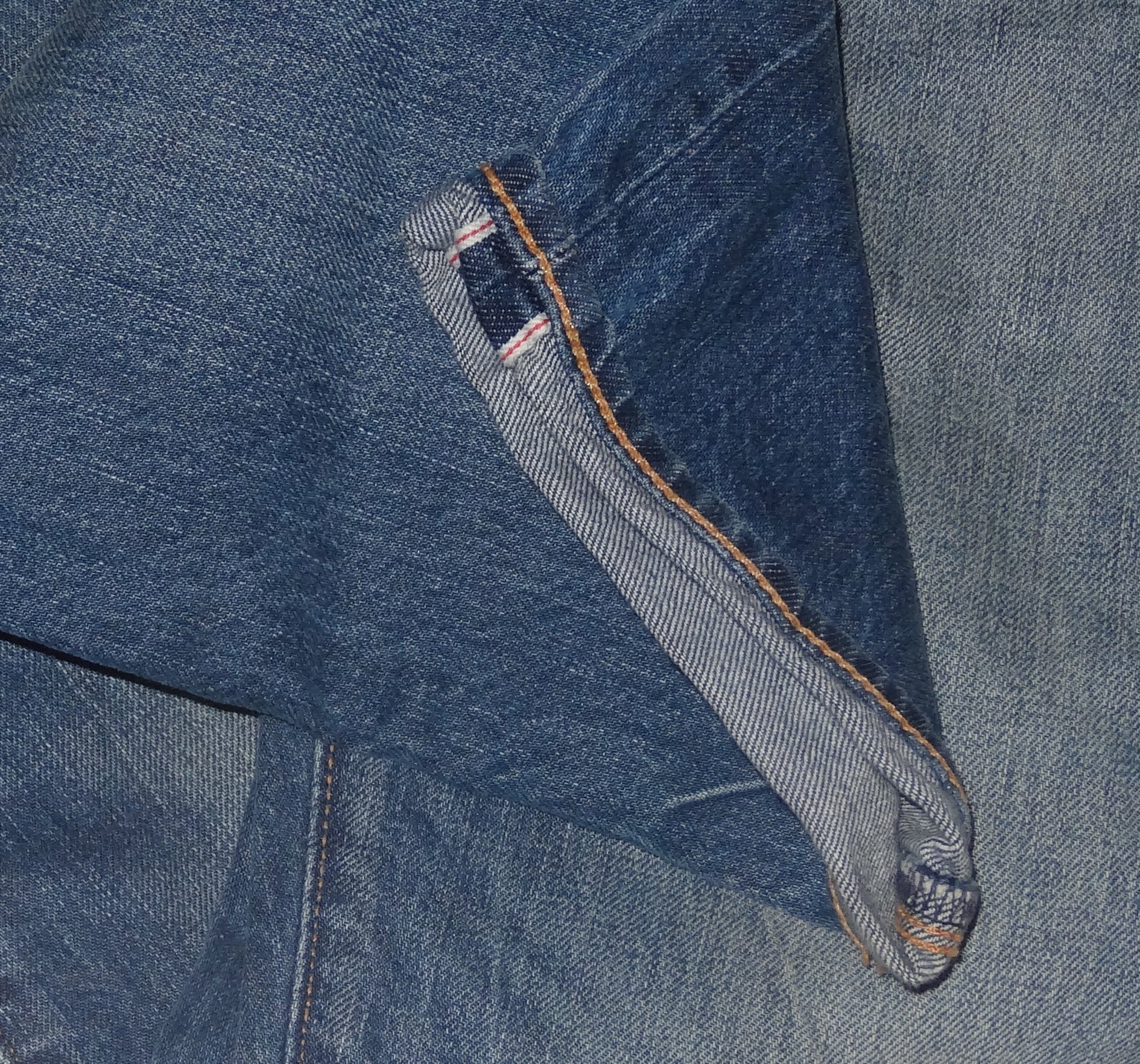 levis 511 reflective selvedge