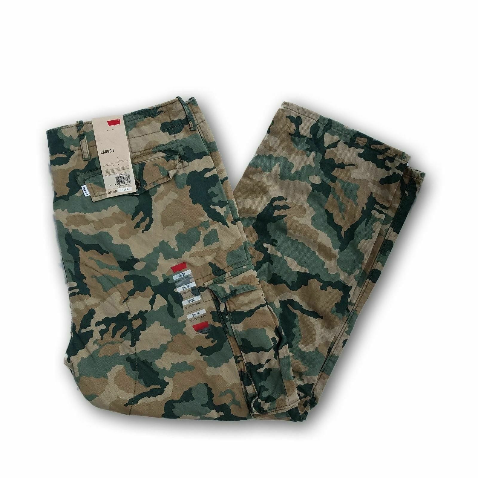 levi's camo cargo pants