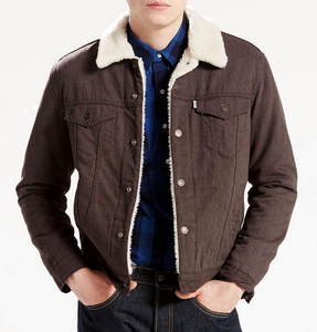 levi's sherpa flannel jacket