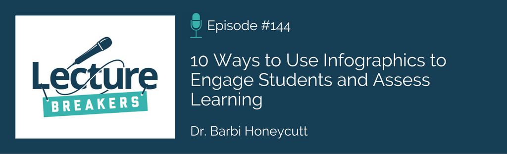 10 Ways to Use Infographics to Engage Students and Assess Learning Lecture Breakers podcast college teaching