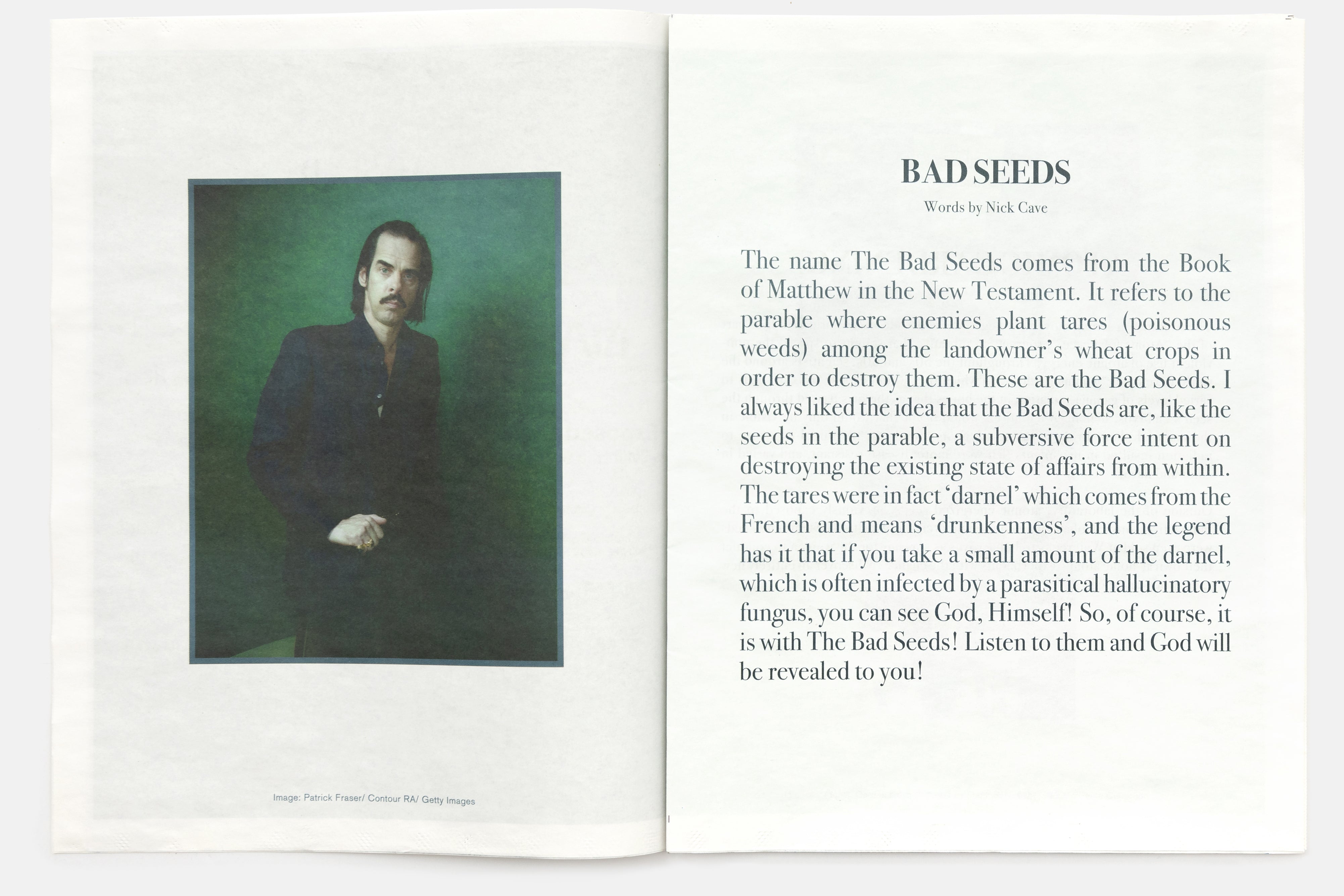 Seeds Zine by Claire Denis