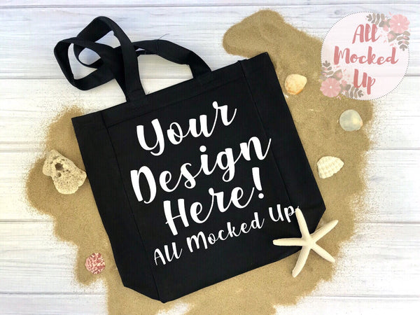 Download Liberty Bags 8861 Cotton Canvas Tote Bag Mock Up MockUp Image - Beach - All Mocked Up