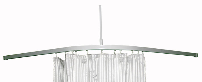 ST120 - Standard L-Shaped Shower Curtain Track Kit - 1200 x 1200