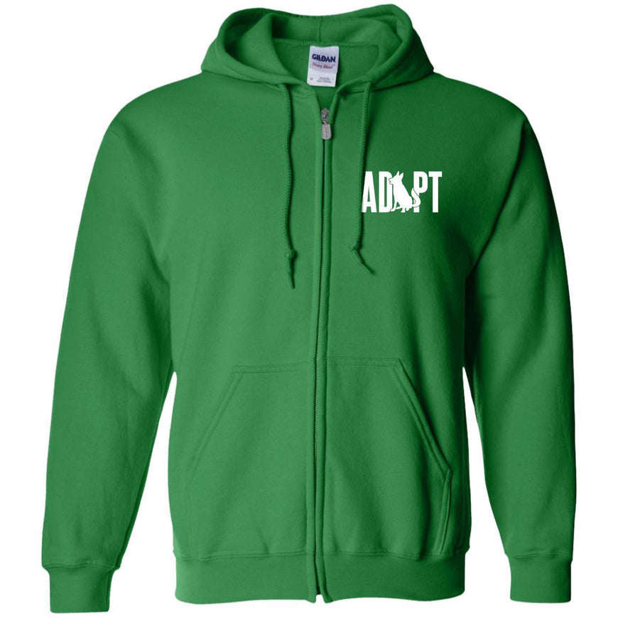 Adopt A Dog Zip Hoodie For Men - Ohmyglad