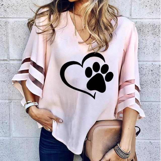 Dog Paw Print Shirt For Women | Apparel | Oh my Glad